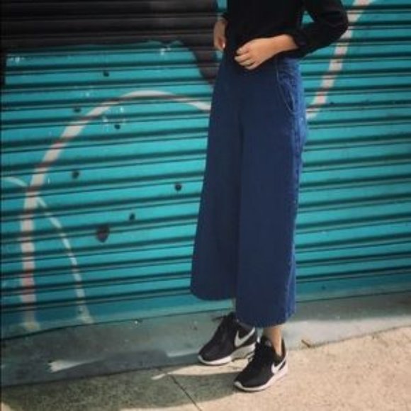 Wide legged denim trousers - Picture 4 of 4